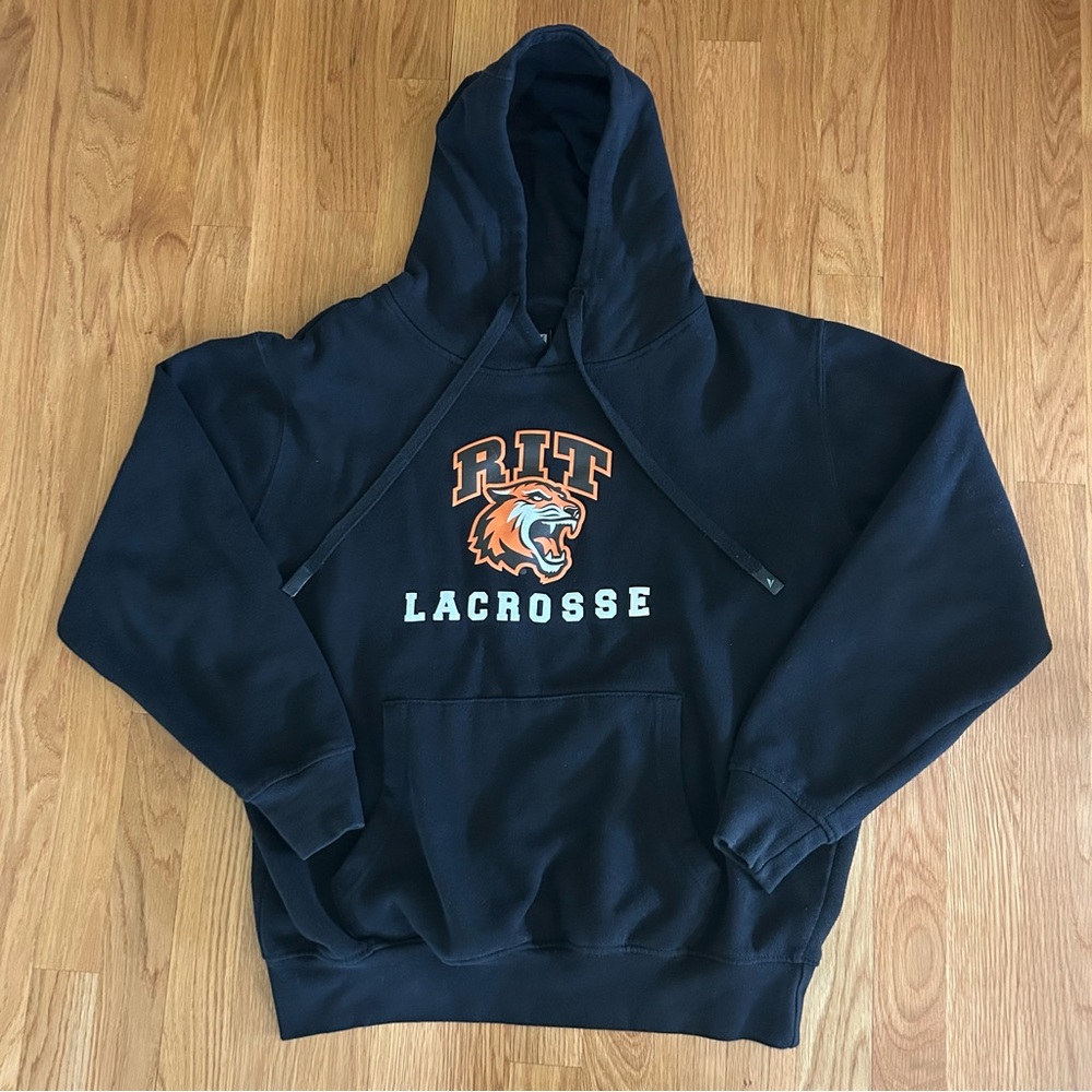 RIT Lacrosse Black Hoodie